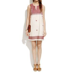 Madewell Stitch Mosaic Shift Dress 0